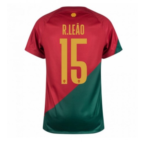 Fotbalové Dres Portugalsko Rafael Leao #15 Domácí MS 2022 Krátký Rukáv